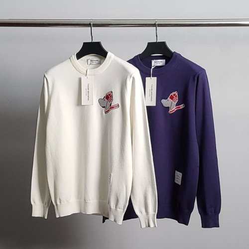 톰브라운 스카프 도그 캐시미어 니트