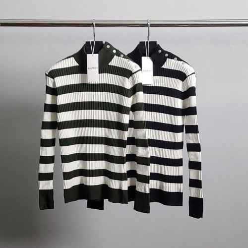 발망 견장 바클 단가라 골지 반목 니트