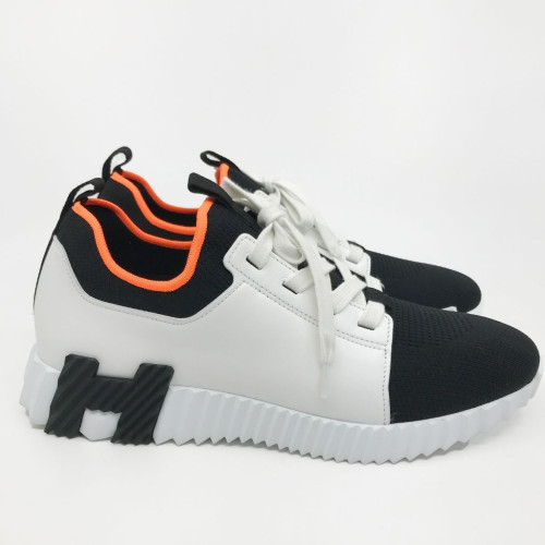 에르메스 HHAC04 디파트 니트 카프스킨 & 누아 블랑 스니커즈