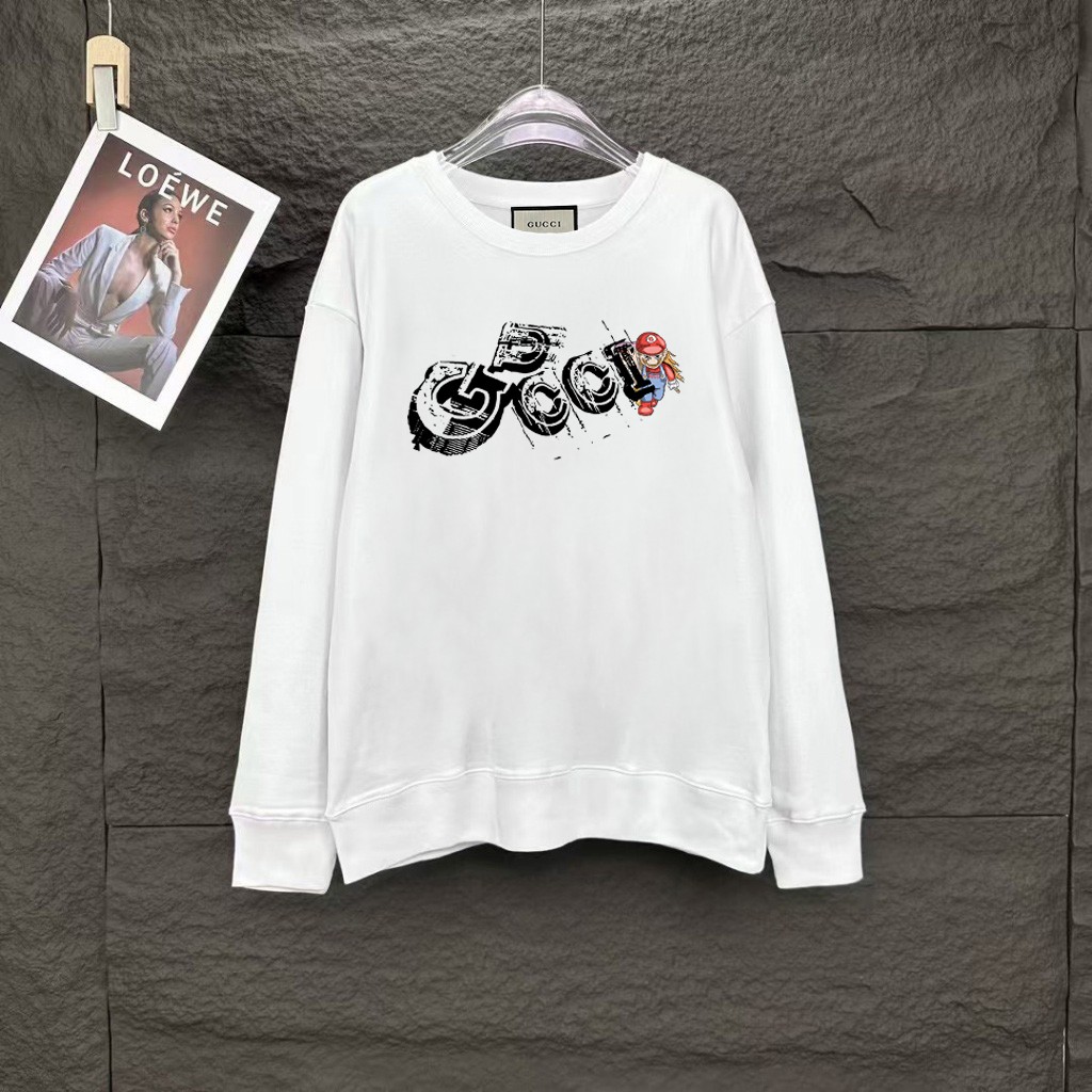 구찌 흑화된 슈퍼마리오 맨투맨