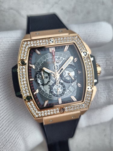 위블로 스피릿 오브 빅뱅 킹골드 블랙 다이아몬드 에디션 시계