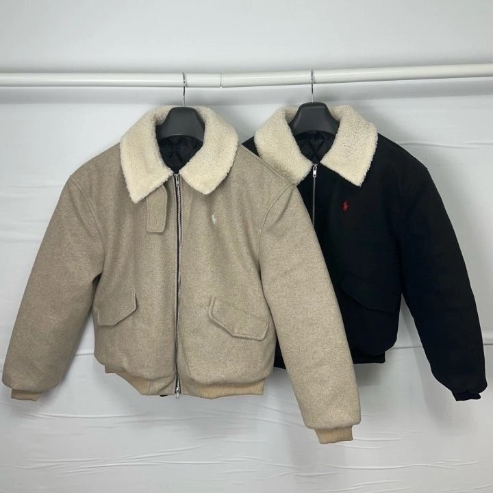 폴로 울 무스탕 자켓