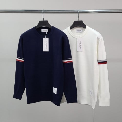 💕 톰* 스티치 라운드 니트