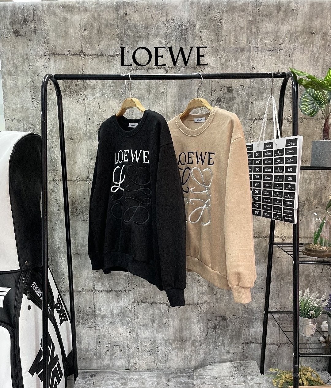 💕 로** 메인로고 자수 기모 맨투맨