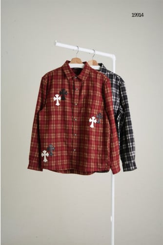 🔆 [Chrome Hearts] 크롬하츠 세메터리 체크 셔츠 🔆