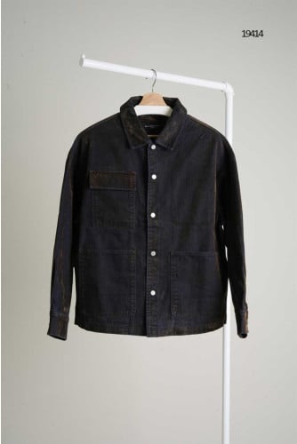 🔆 [BALENCIAGA] 발렌시아가 빈티지 이니셜로고 버튼 셔츠자켓 🔆