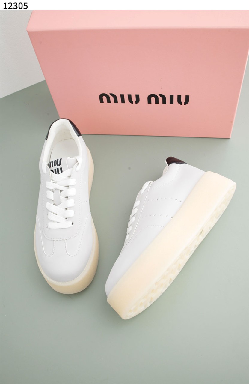 #미우미우 [MIU MIU] 플랫폼 스니커즈 신상입고💢 #신발 #12305