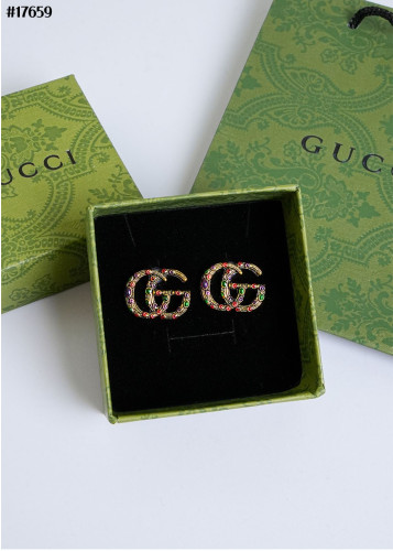 🔆 [GUCCI] 구찌 GG 쥬얼 스톤 빈티지 골드 이어링 🔆