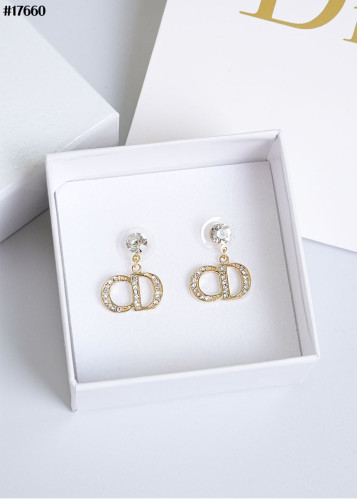 🔆 [DIOR] 크리스찬 디올 트라이벌 CE 크리스탈 골드 이어링 🔆