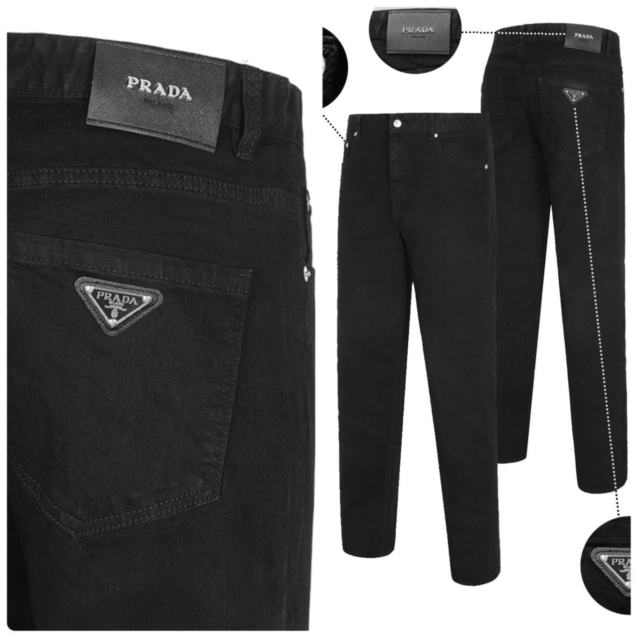 💕 프** 메탈삼각패치 블랙진 (여성사이즈 추가!)