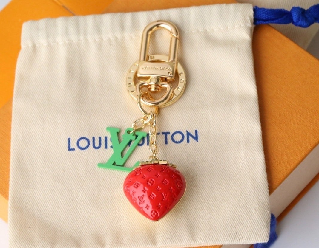 💕 루* 딸기 디자인 키 홀더 키링