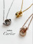 까르띠* 더블 러브링 네크리스(목걸이)