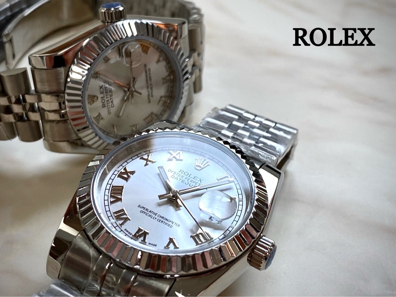 로렉* 데이저스트 로마 실버다이얼