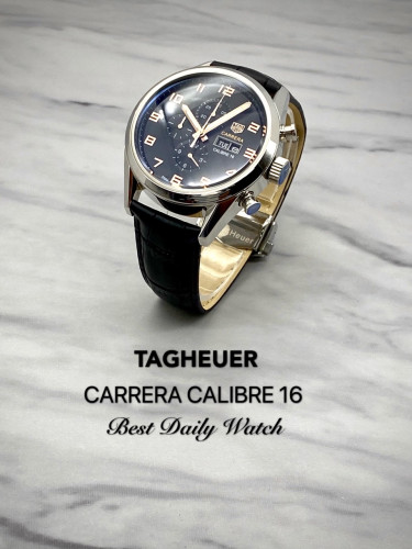 태그호이* 까레라 블랙다이얼