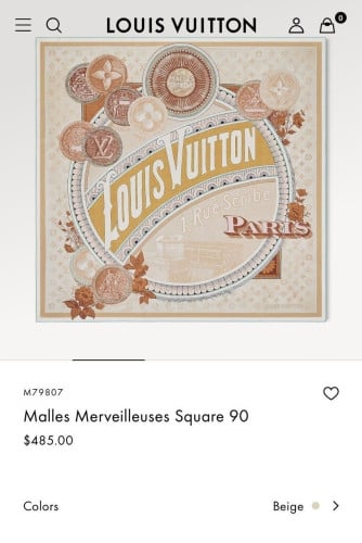 💕 루* 이니셜 오렌지스카프