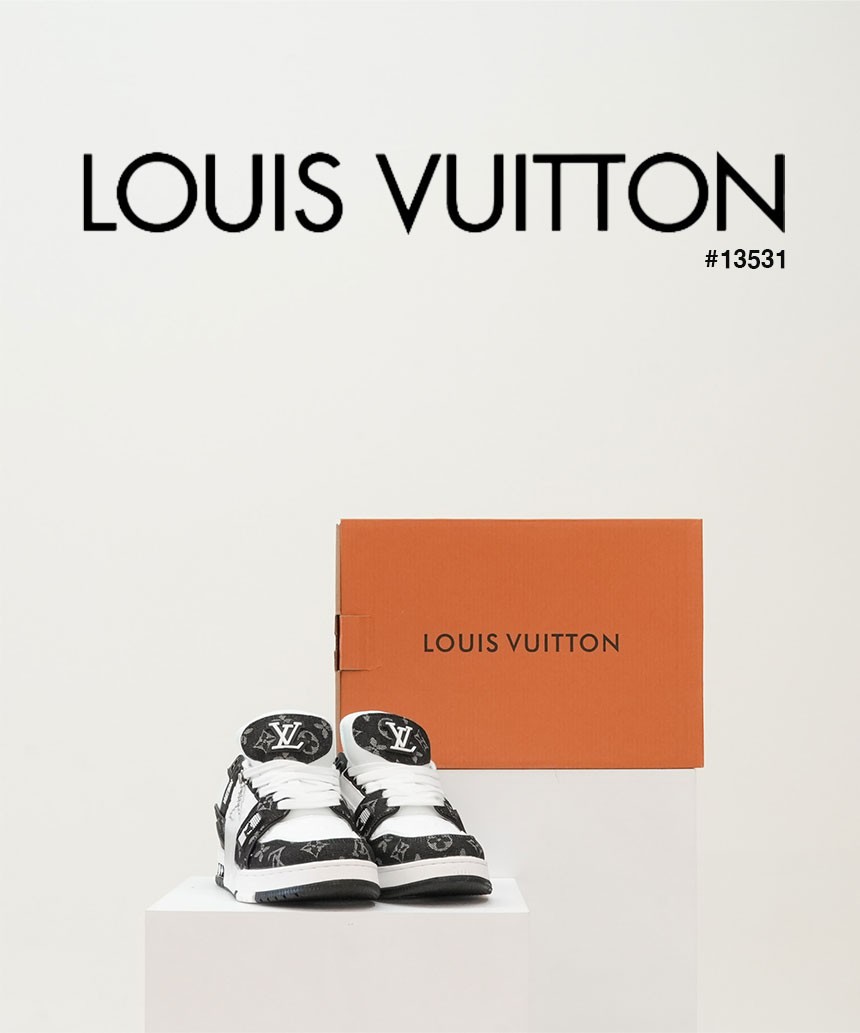 🔆[LOUIS VUITTON] 루이비통 LV 트레이너 모노그램 데님 스니커즈  🔆