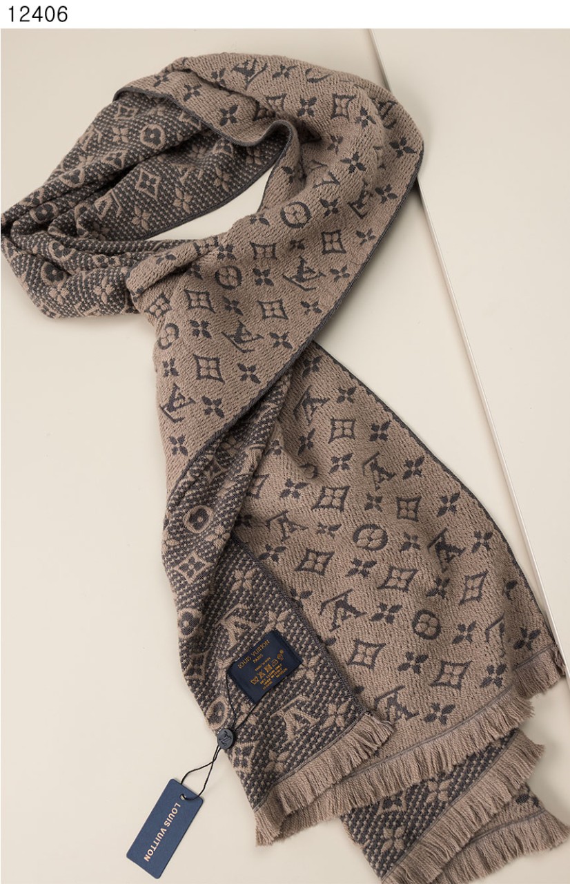 #루이비통 [Louis Vuitton] 수입프리미엄급 루이비통 모노그램 클래식 스카프 신상 입고💢 #태그 #머플러 #12406