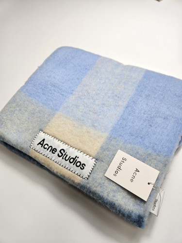 아크네 체크 머플러