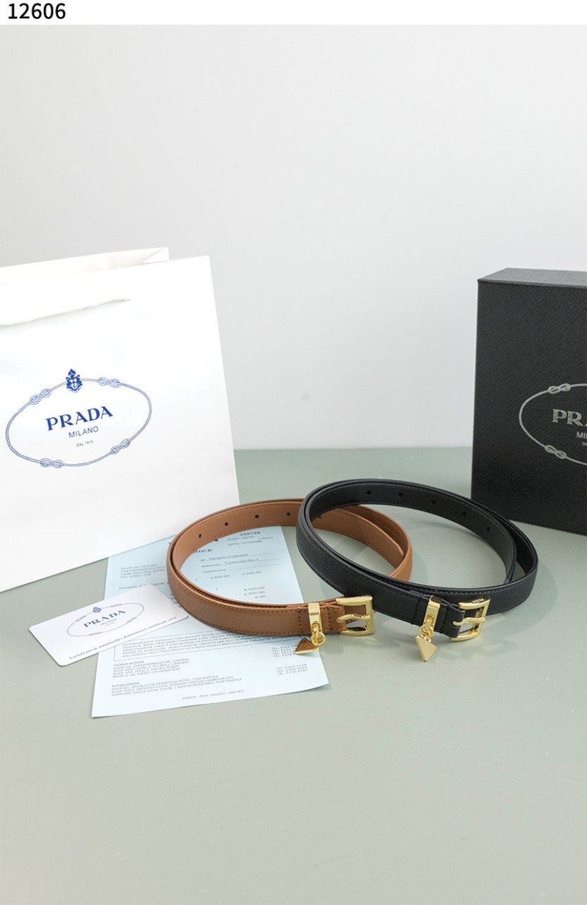 #프라다 [PRADA] 사피아노 벨트 신상입고💢 #벨트 #12606
