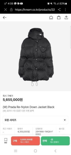 💕 프** 리나일론 구스패딩