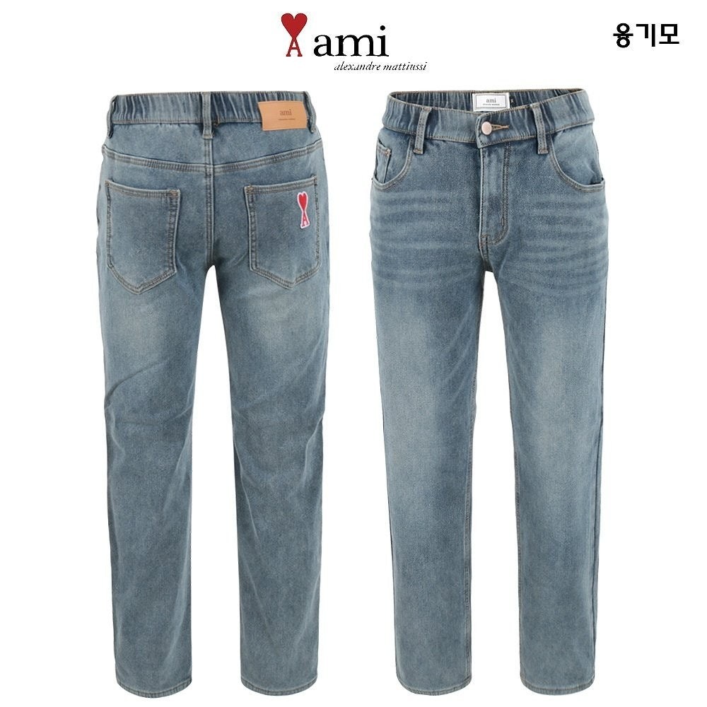 💕 아* 융기모 라인본딩 히든밴딩 슬림팬츠