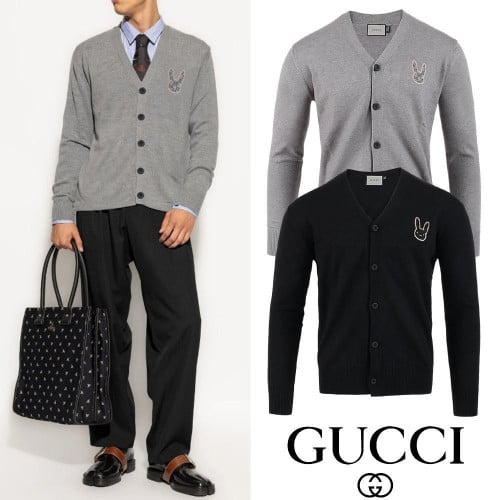 💕 구* 래빗 자수 울 가디건 ☆여성사이즈 추가