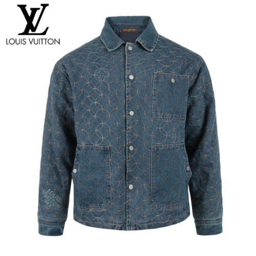 💕 루* 모노 퀄팅자수 데님 누빔자켓