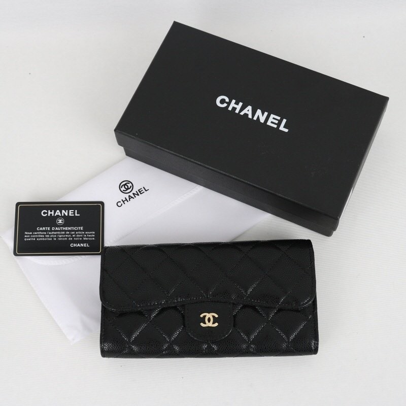 👹샤넬 50095# 클래식 플랩 똑딱이 장지갑👹