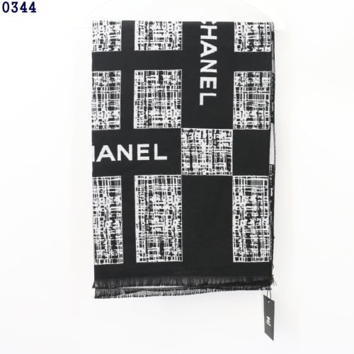 👹샤넬 로고 실크 캐시미어 양면 머플러👹