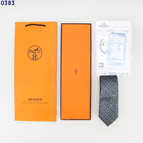 👹에르메스 멀티 말굽 패턴 넥타이👹