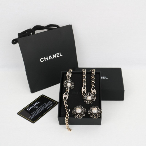 👹샤넬 목걸이 팔찌 주얼리 3종 세트 C001👹