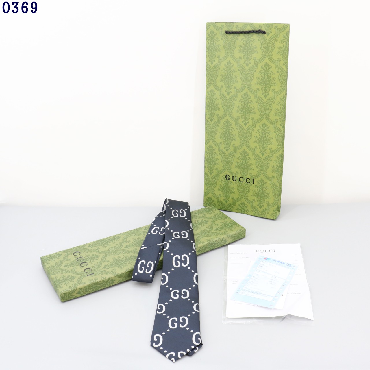 👹구찌 빅 GG로고 넥타이👹