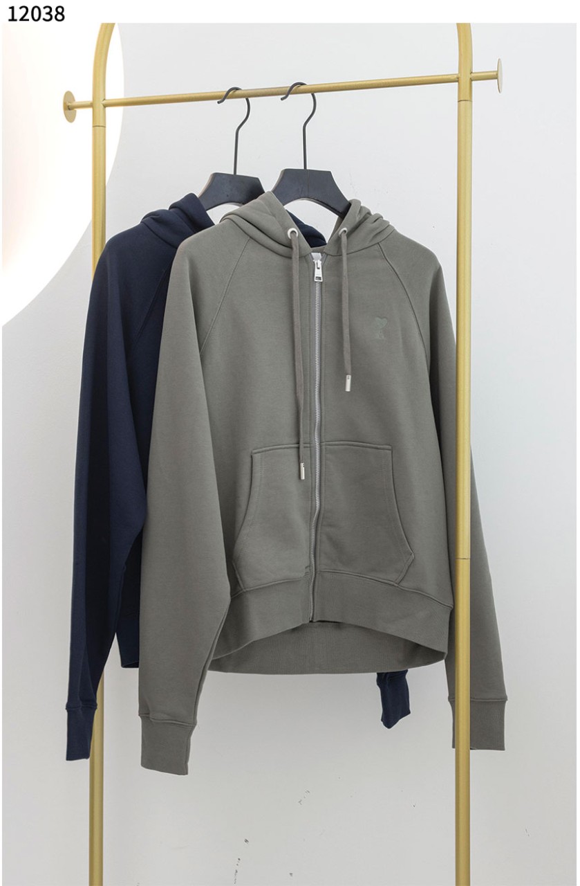 #아미 [AMI] Tonal Adc Zipped Hoodie 신상입고💢 #상의 #자켓 #12038