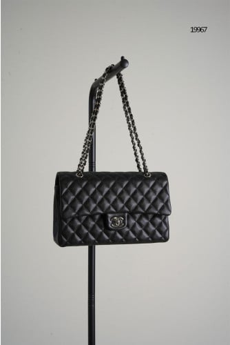 🔆 [CHANEL] 샤넬 클래식 플랩백 캐비어 블랙 은장 🔆