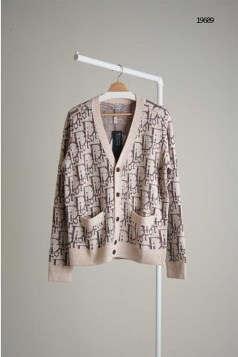 🔆 [DIOR] 크리스찬 디올 오블리크 버진 울 자가드 가디건 🔆