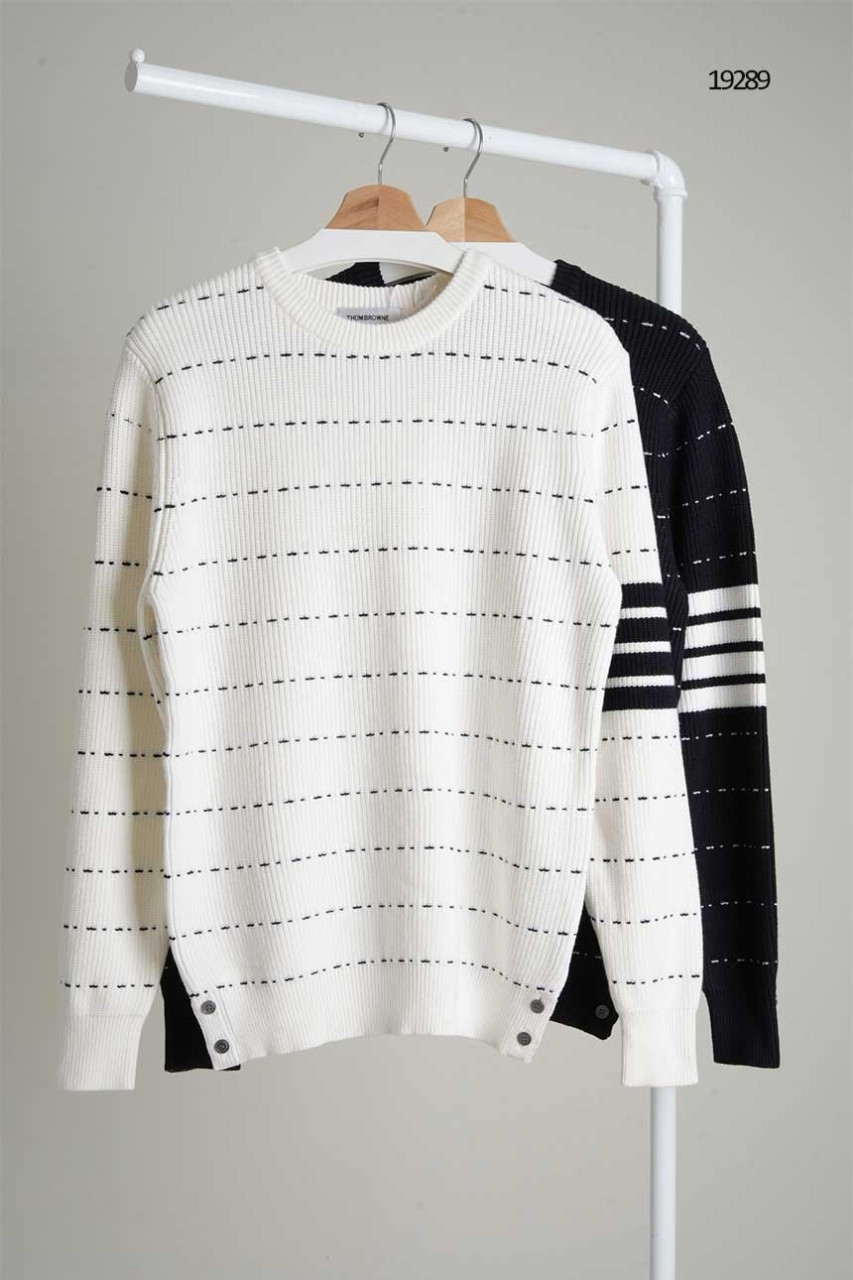 🔆 [THOM BROWNE] 톰브라운 남성 도트 스트라이프 울니트 🔆