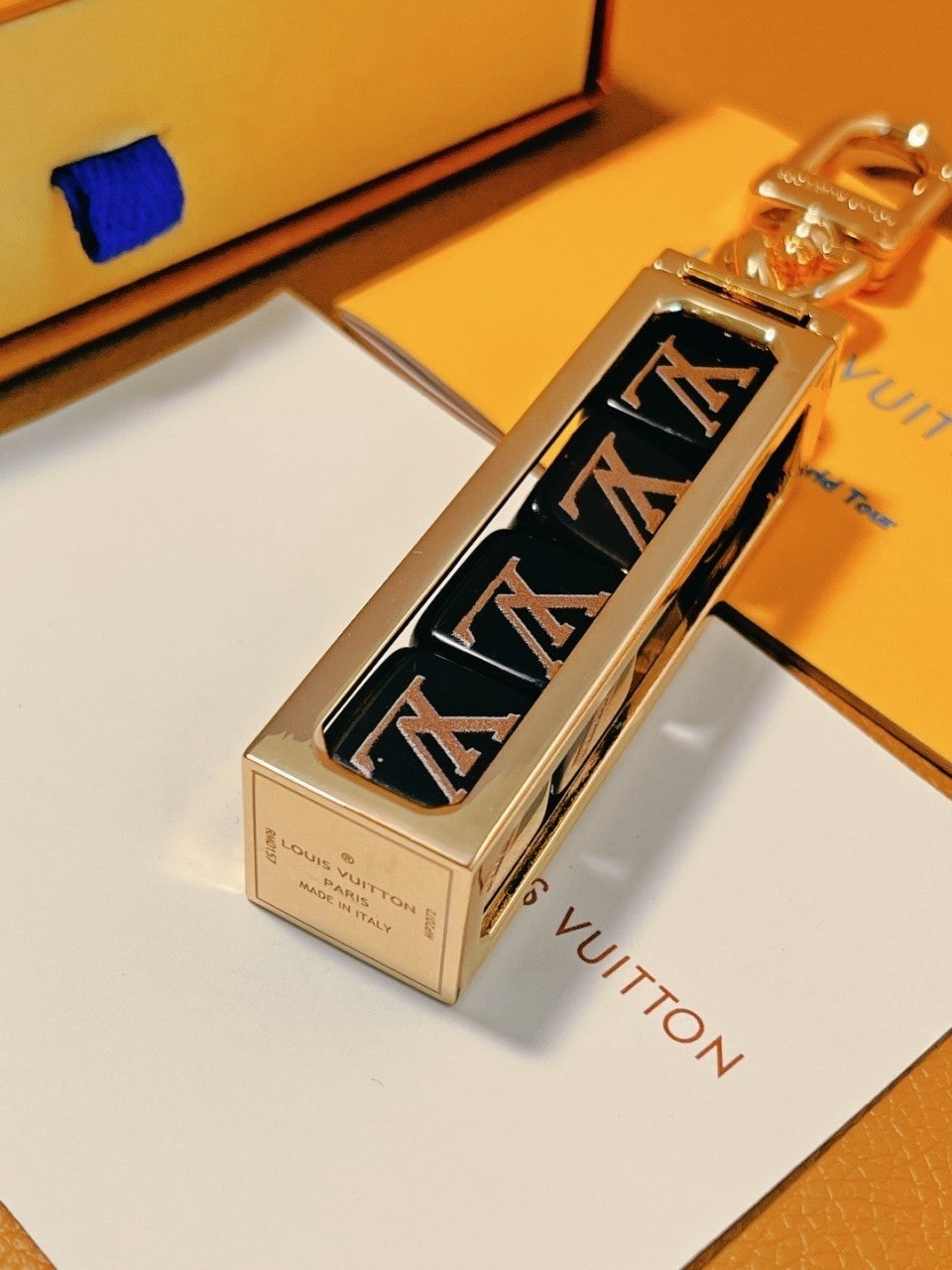 💕 루* 슈프림 다이스 키 체인 브라스