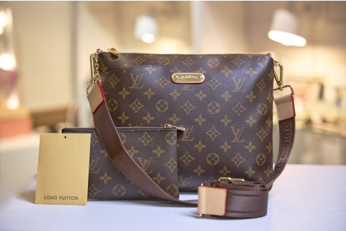 💕 루* 고급 안감 레드 스퀘어 크로스 & 숄더 1115