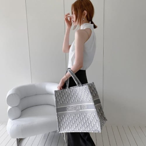 💕 디* 오블리크 + 쁘띠스카프 북토트 백 라지