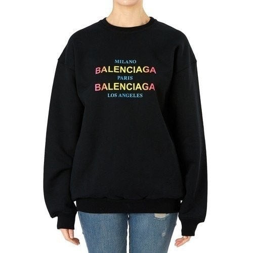 💕 발**** 레인보우 투톤나염 맨투맨