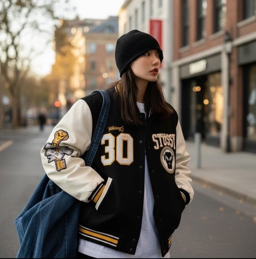 💕 스** x 골디 메탈헤츠 30바시티 자켓 ➡️수입최고급