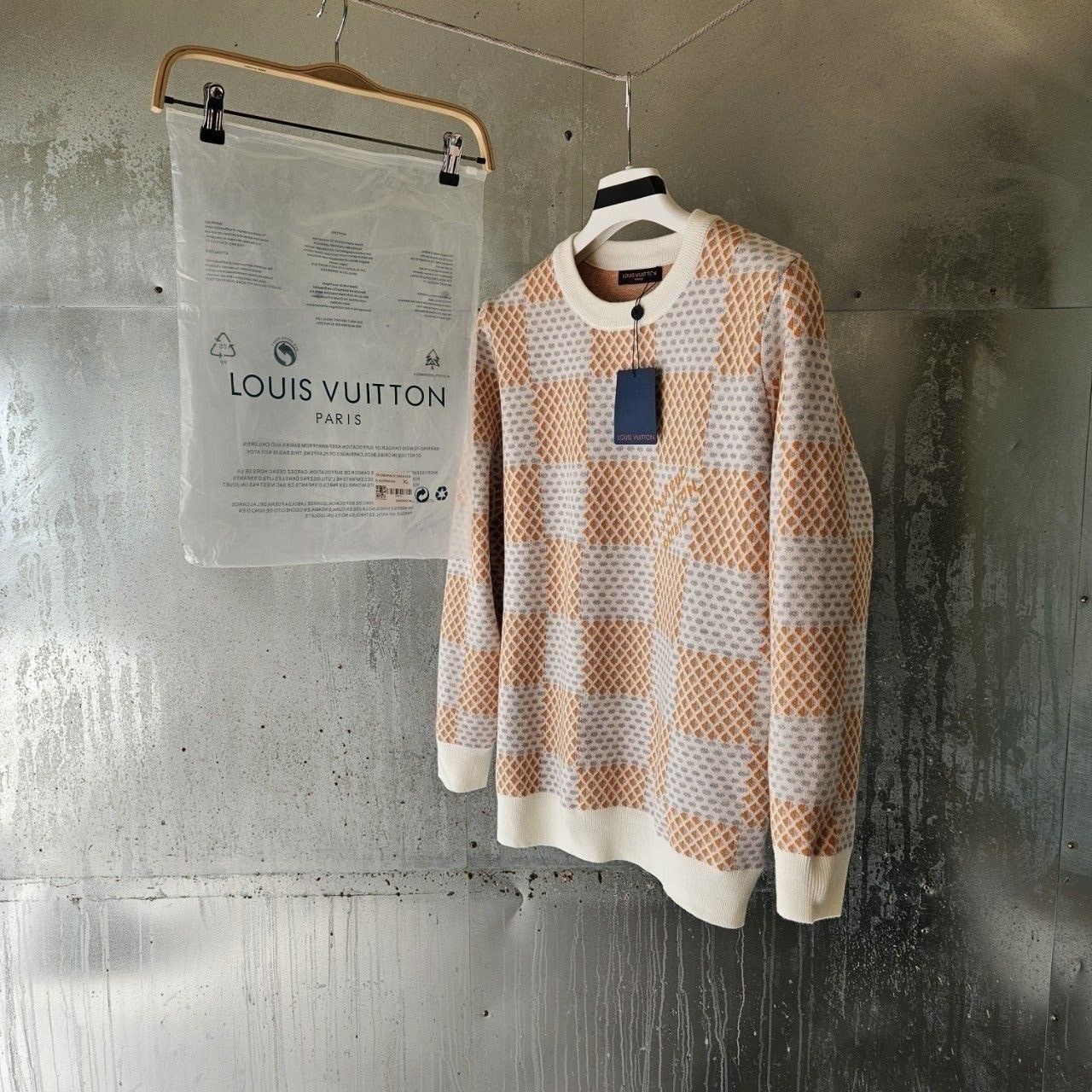 💕 루* 다미에 시그니처 울 스웨트셔츠