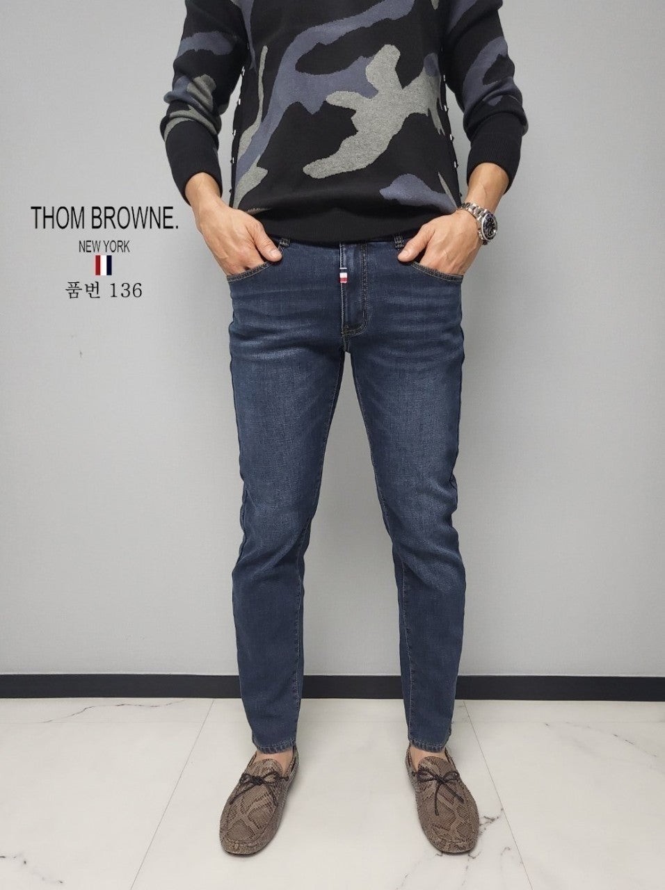 💕 톰* NEW 밍크 보아털청바지 (136)