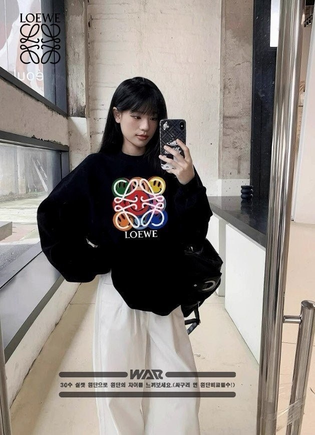 💕 로** 스마일 인형 패턴 디자인 밍크양기모 티셔츠