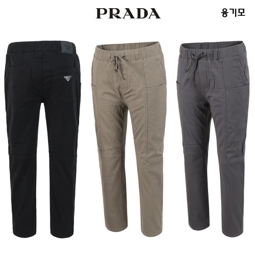 💕 프** 융본딩 바이오워싱 스판 밴드 배기핏 팬츠