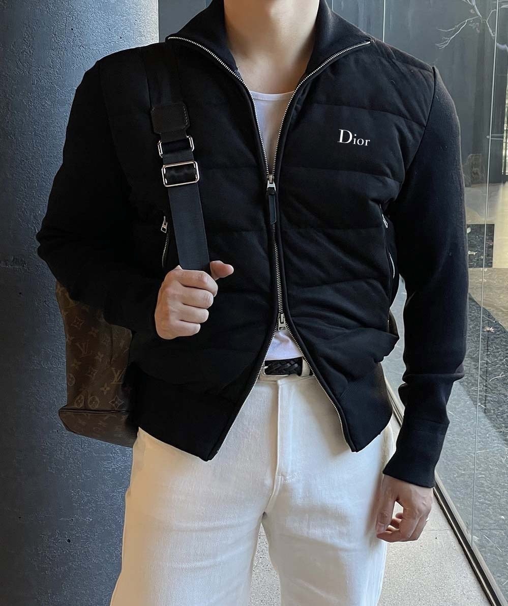 💕 디* 옴므 헤시드 스웨이드 니트 패딩