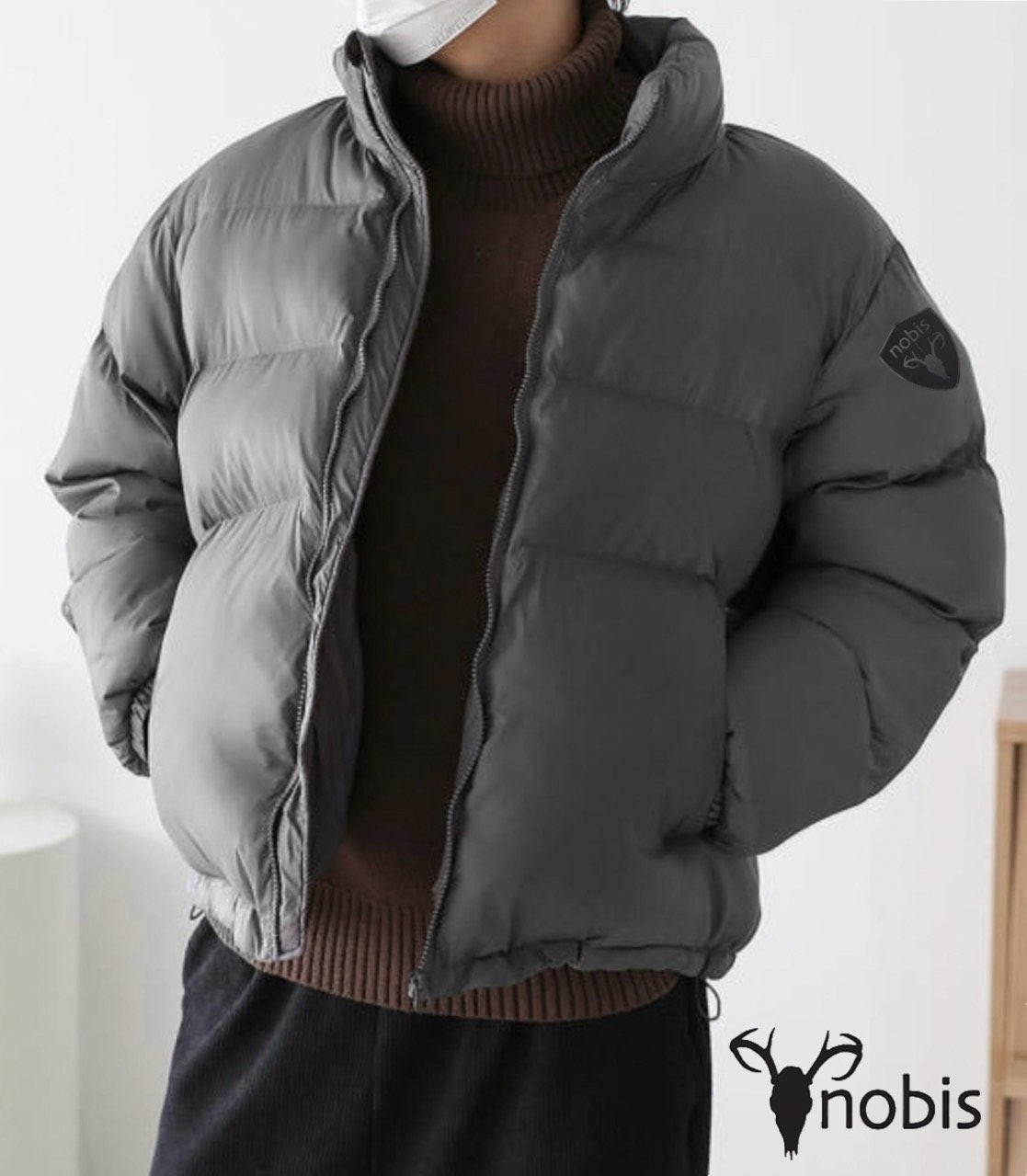 💕 노** 히긴스 하이넥 패딩