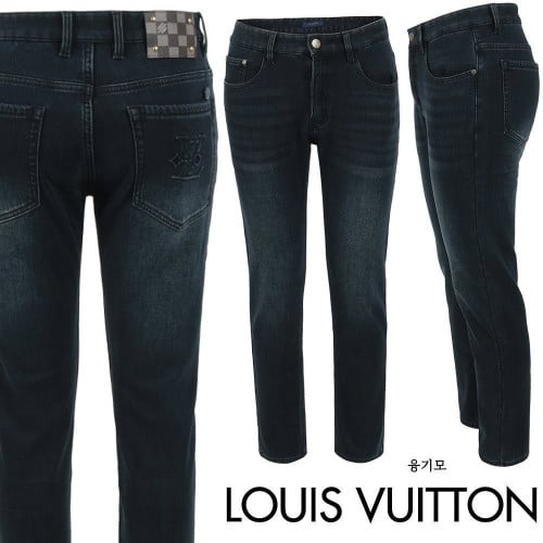 💕 루* 다미 레더 패치 진청 슬림 일자진 ☆융 기모 원단☆