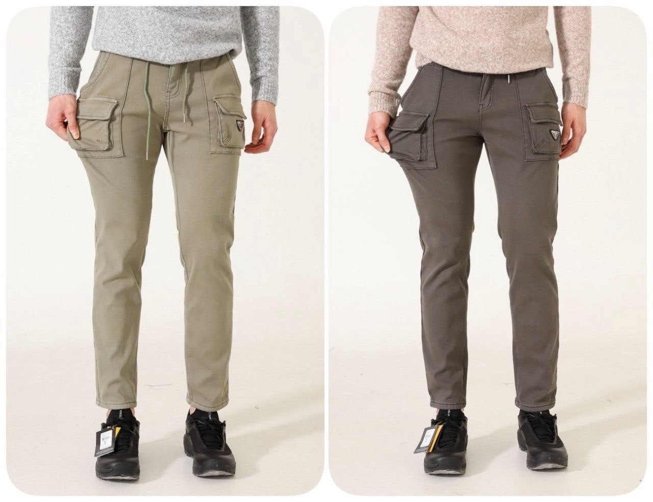 💕 프** 삼각로고 미니포켓 카고 팬츠