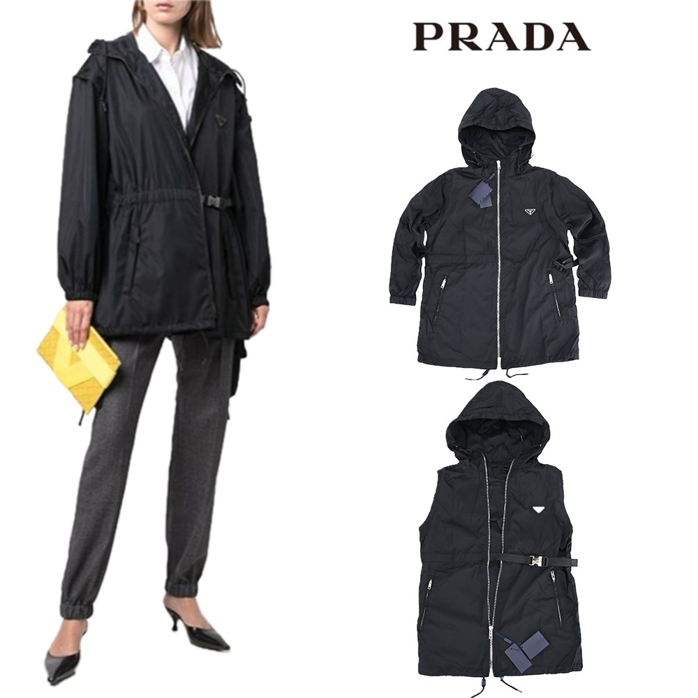 재입고!! 프*다 나일론 벨트 바람막이(블랙)